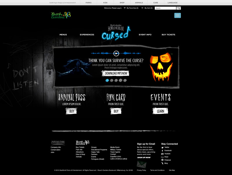 Howl-O-Scream Graphics