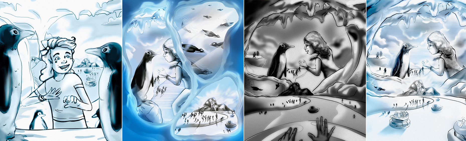 Antarctica Illustrations